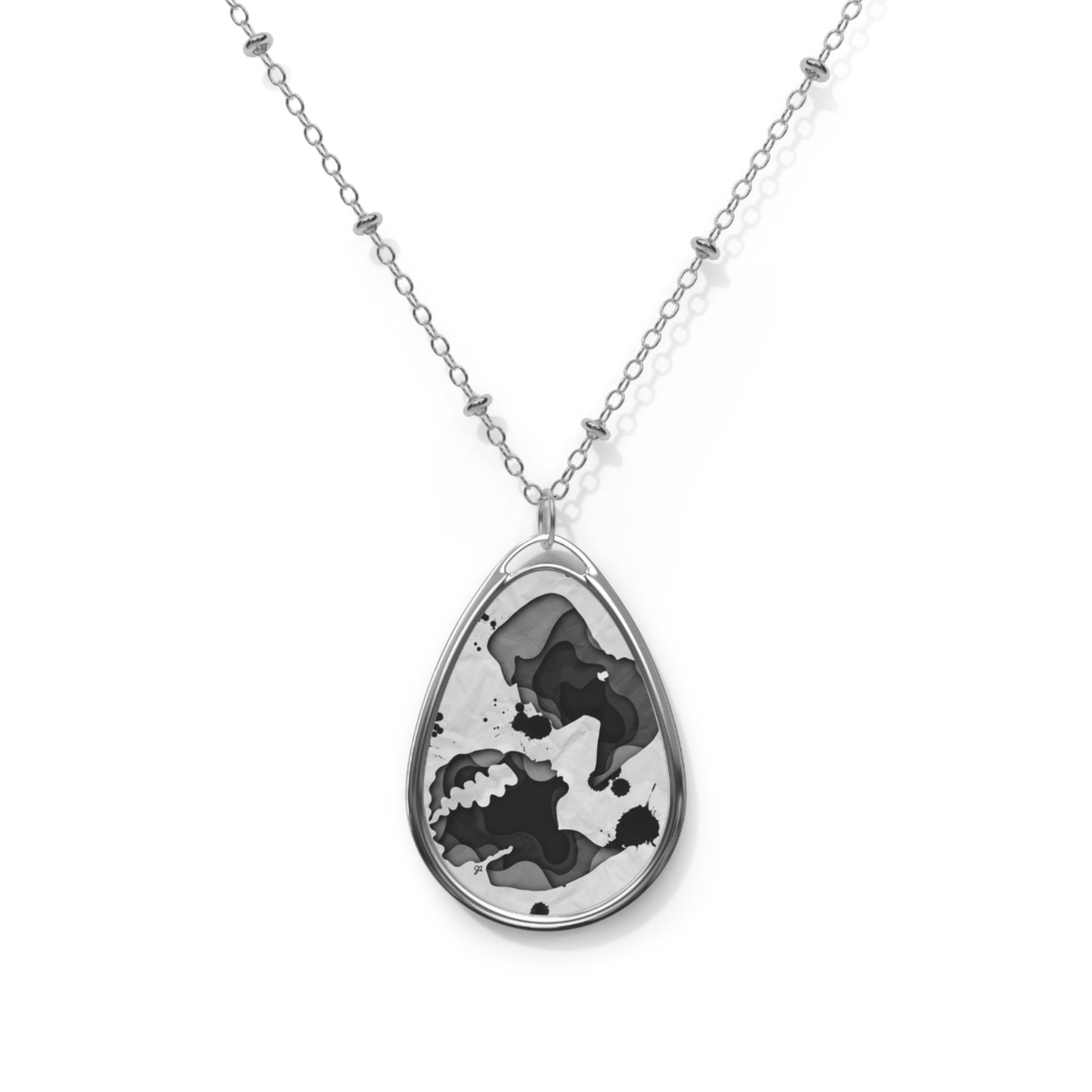 The Lovers Oval Necklace